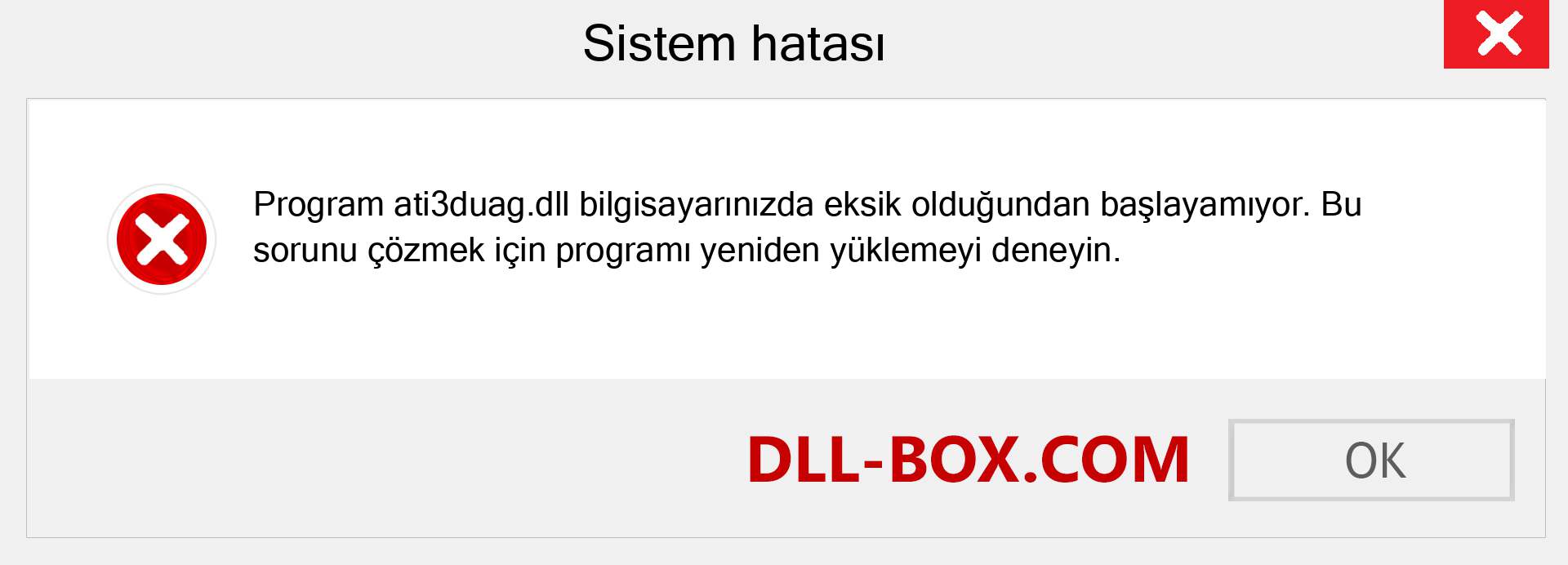 ati3duag.dll dosyası eksik mi? Windows 7, 8, 10 için İndirin - Windows'ta ati3duag dll Eksik Hatasını Düzeltin, fotoğraflar, resimler